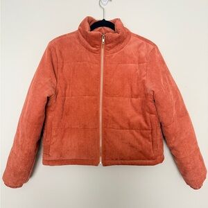 Whiteroom + Cactus Soft Corduroy Puffer Jacket Womens Size XS